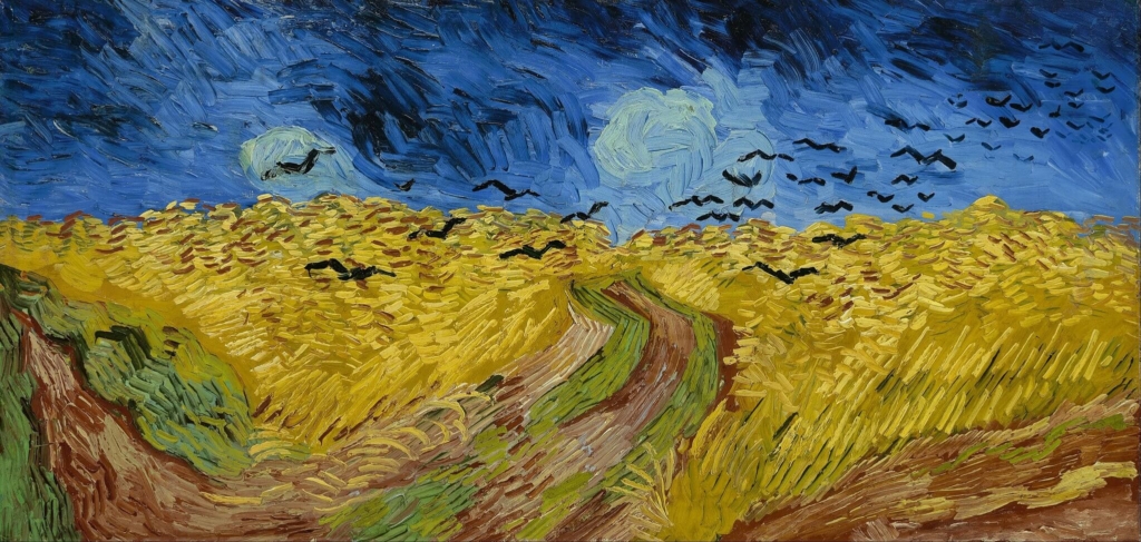 Vincent van Gogh. Wheatfield with crows. July 1890.