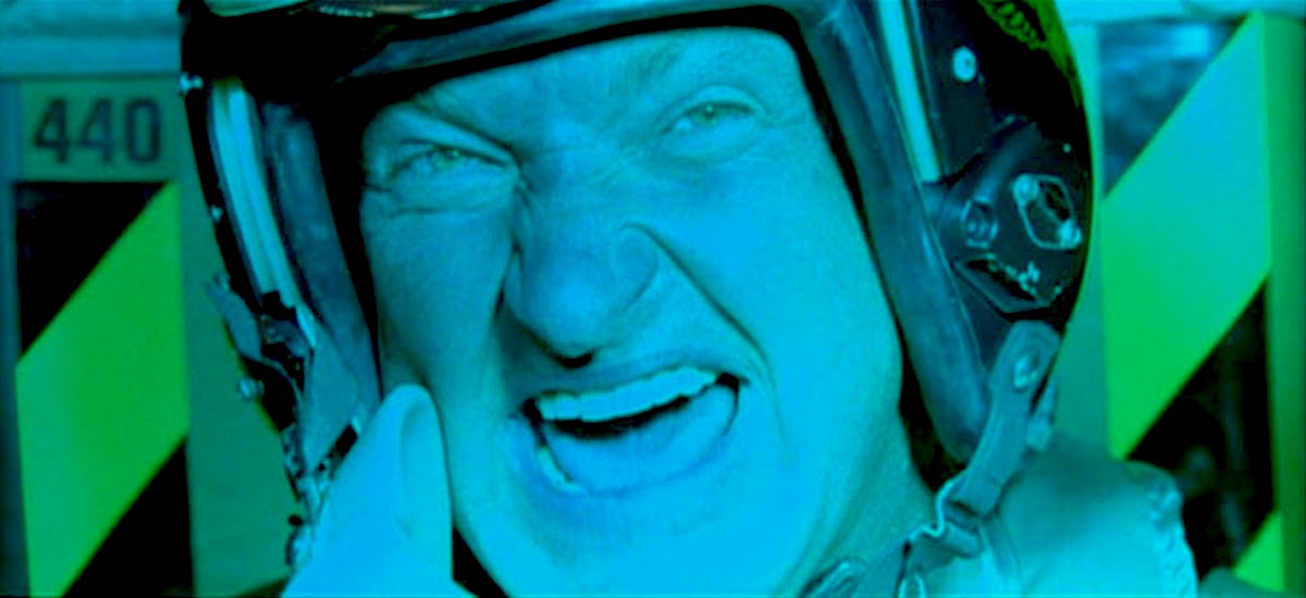 Russell Casse saying "I'm back" from the movie Independence Day